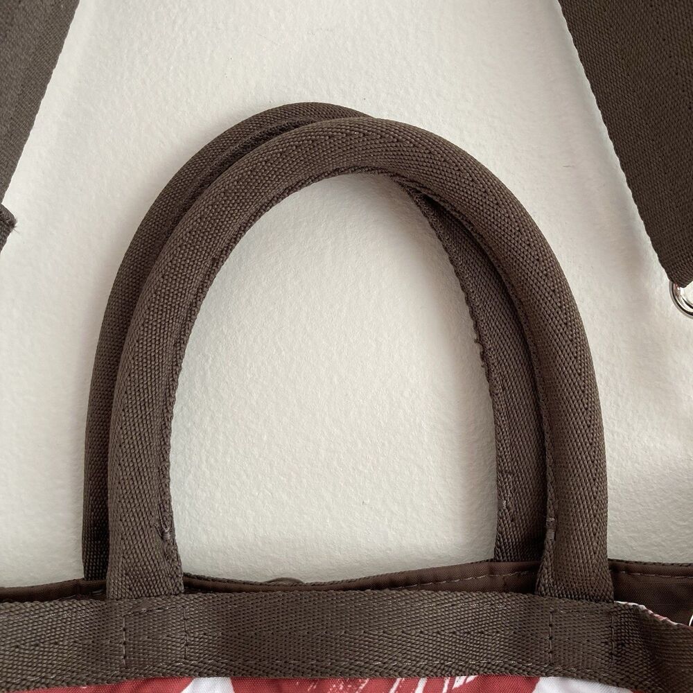 LeSportsac Liz Baby Diaper Bag Tote Large Pockets Rust Brown Utility Carry All - Picture 3 of 9